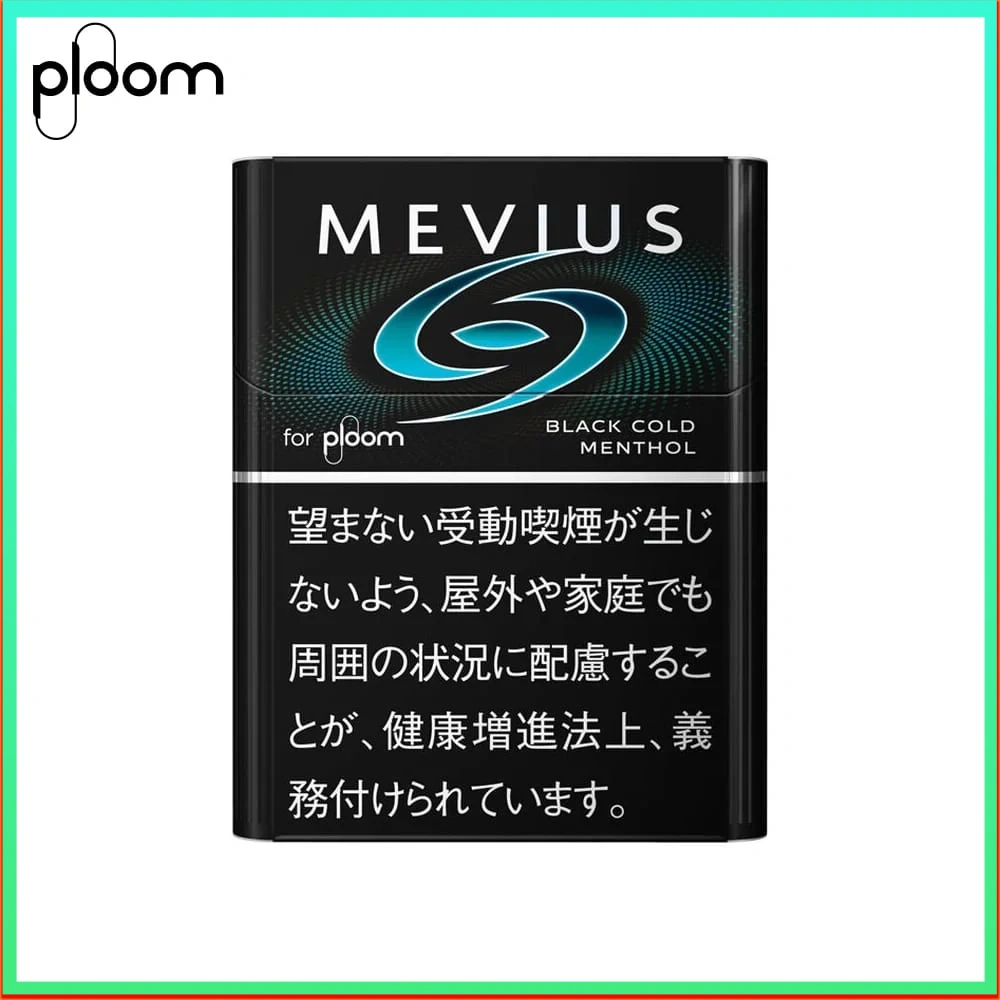 MVEIUS-黑冰薄荷 Ploom x AURA MEVIUS BLACK COLD黑冰薄荷煙彈